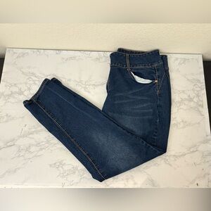 Y2K Diamante vintage Dark blue straight leg jeans Universal Jeans Sz 24 Denim D1